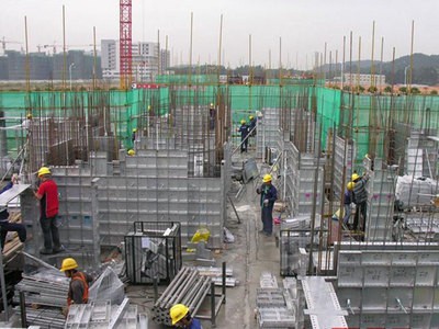 Metal Wall Forms X Flat Tie For Concrete Aluminium Formwork